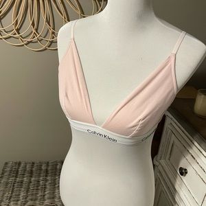 Calvin Klein modern cotton triangle bralette
